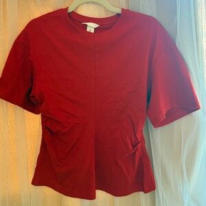 red shirt XS